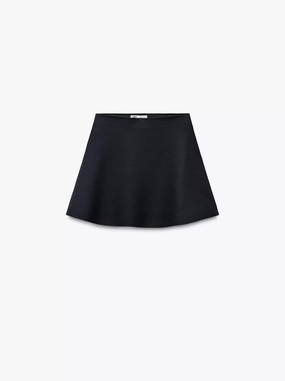 Brand new with tags Zara Dark Navy stretchy knit mini Skirt